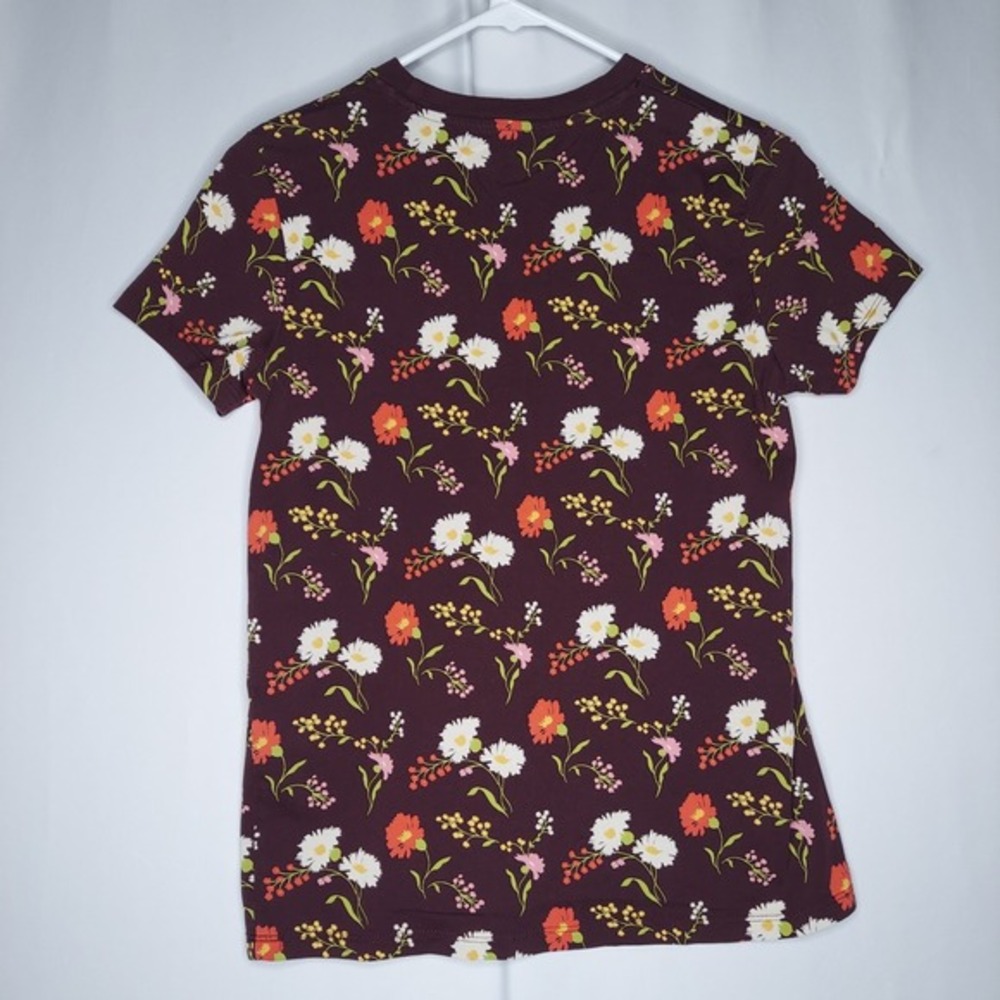 Levi's‎ Floral T-Shirt Women Small Cotton Floral Short Sleeve Pocket Crew - Picture 2 of 7
